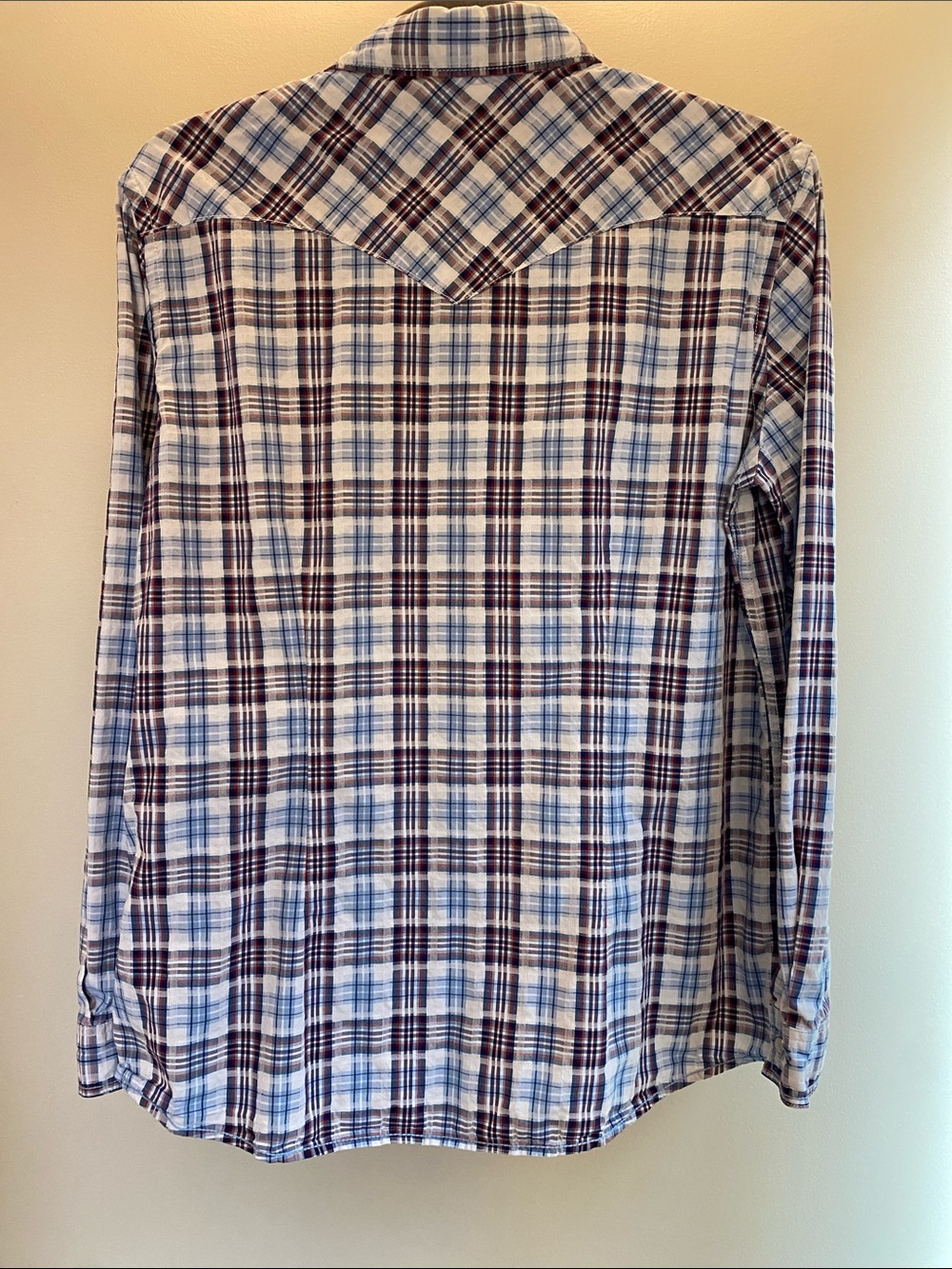Panhandle Western Embroidered Plaid Button-Down Shirt - Picture 5 of 5